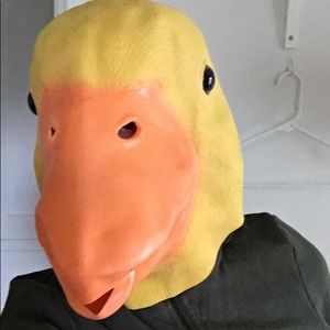 Creepy rubber duck mask